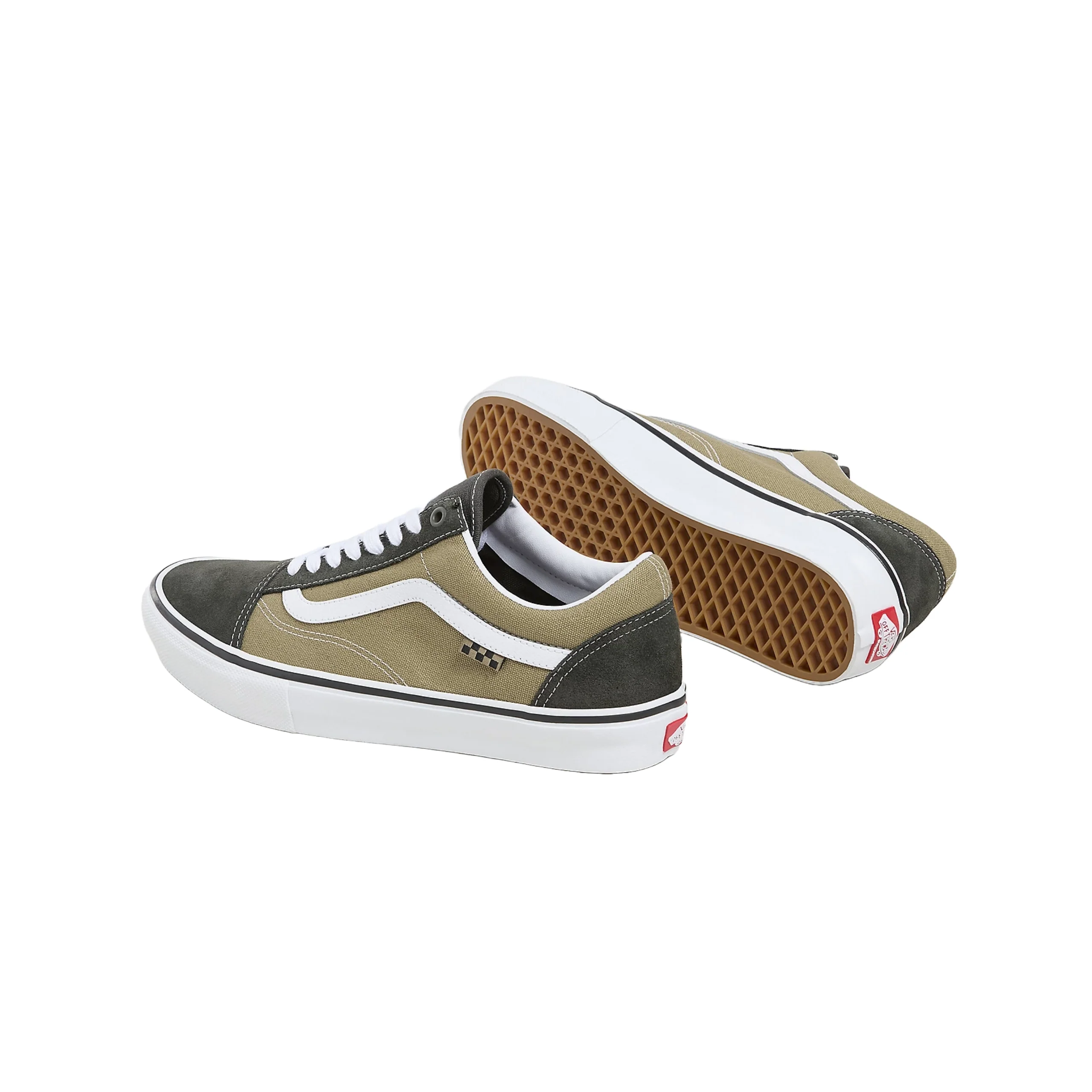 Vans Skate Old Skool Shoes - Gothic Olive - Image 3