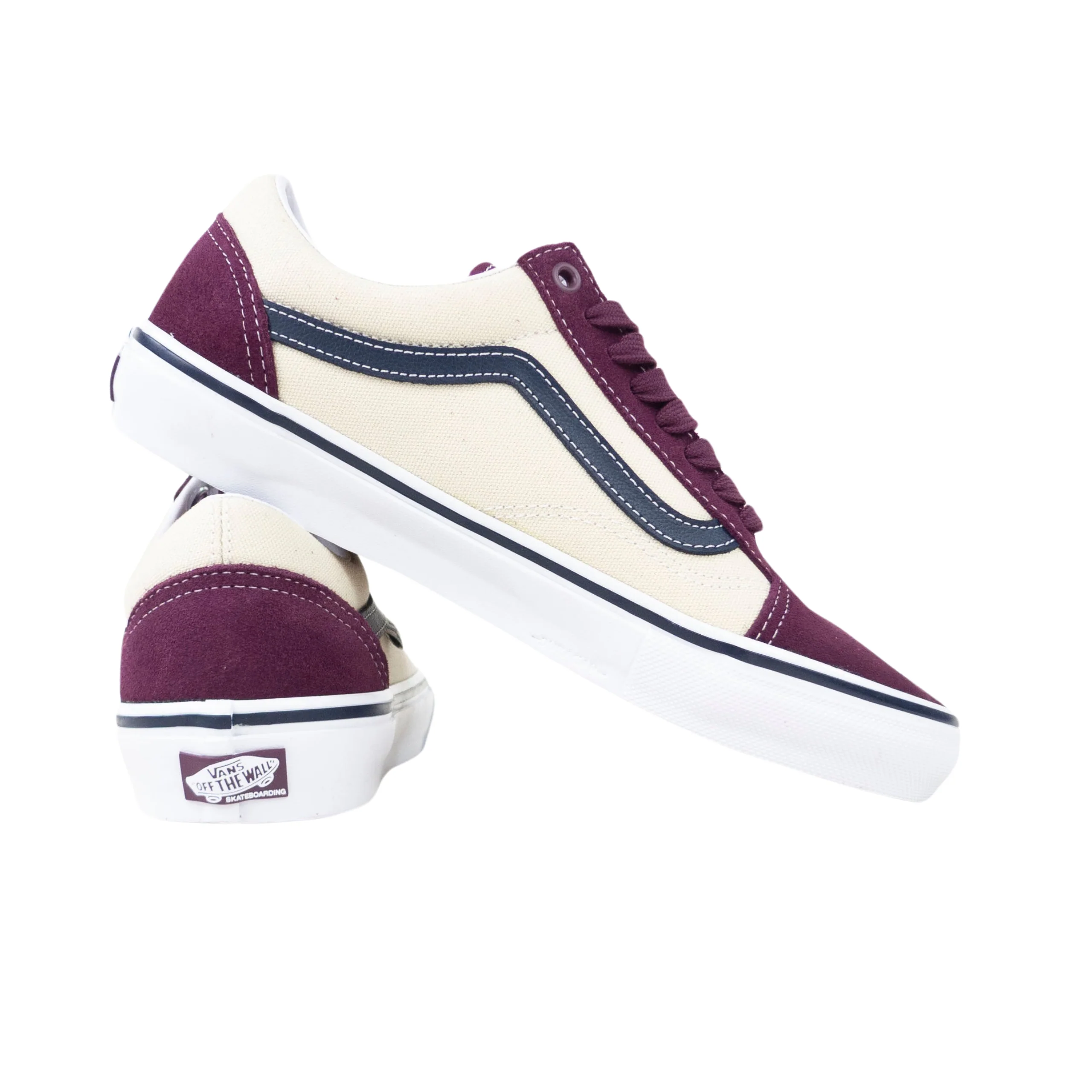 Vans Skate Old Skool Shoes - Mauve / Wine - Image 3