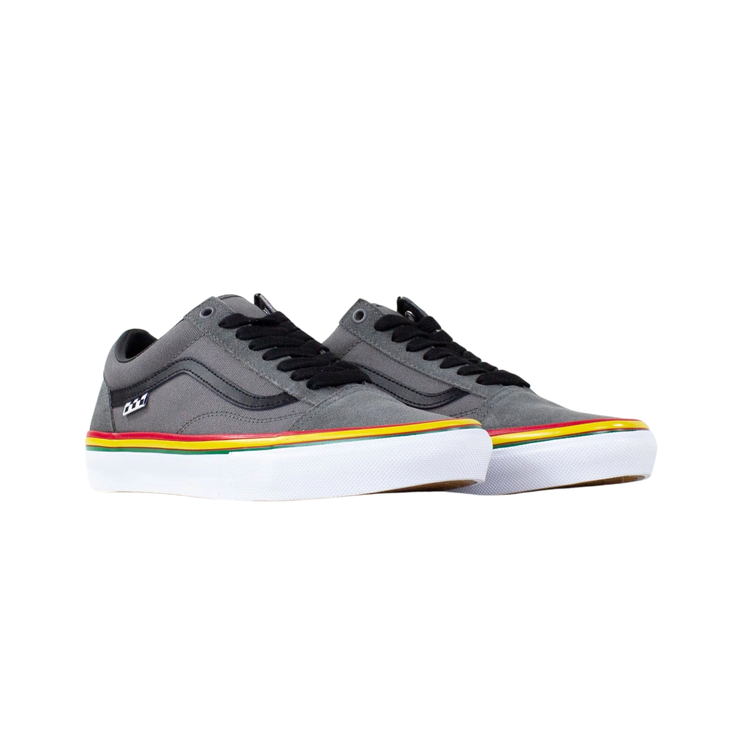 Vans Skate Old Skool Shoes - Rasta Grey - Image 2