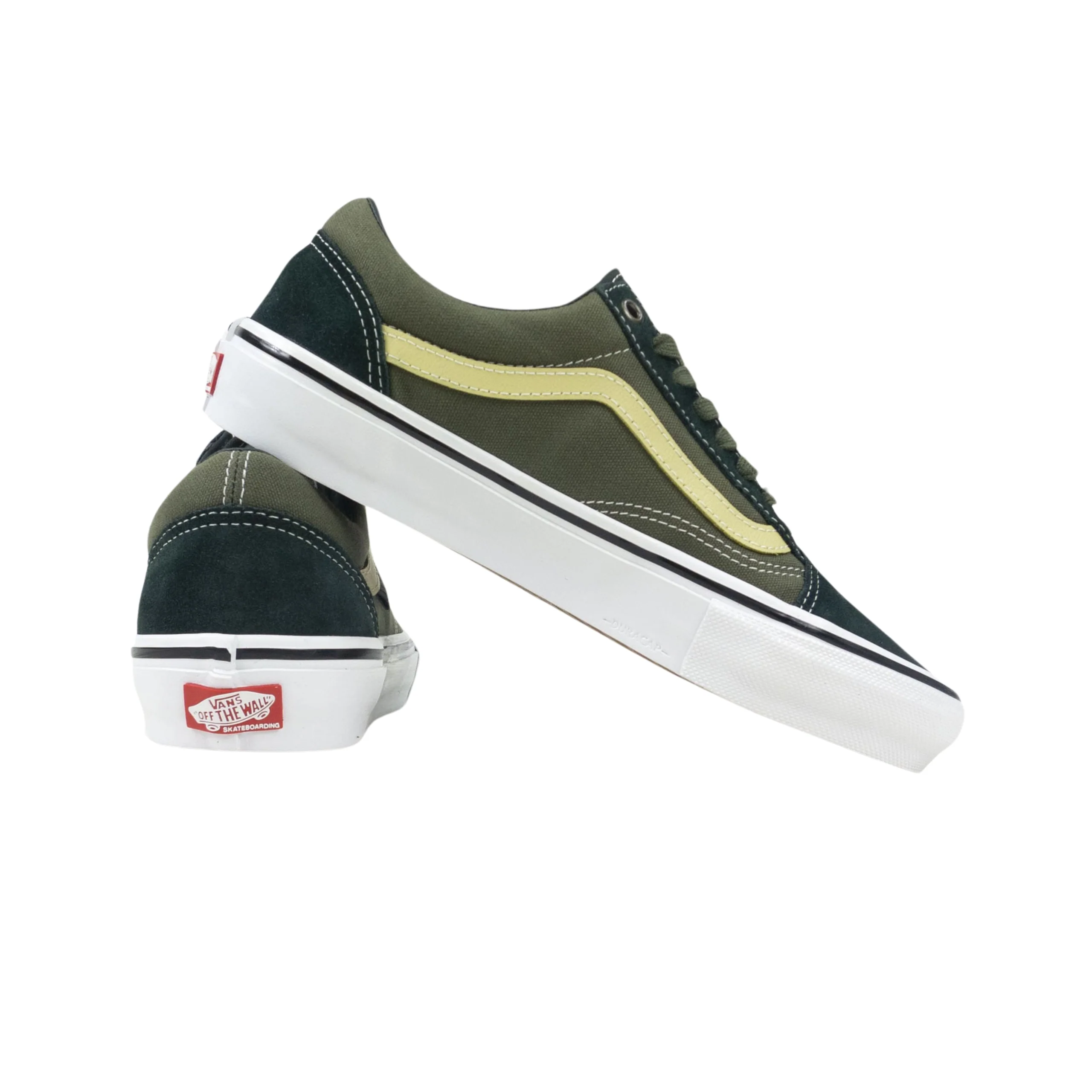Vans Skate Old Skool Shoes - Scarab/Military - Image 3
