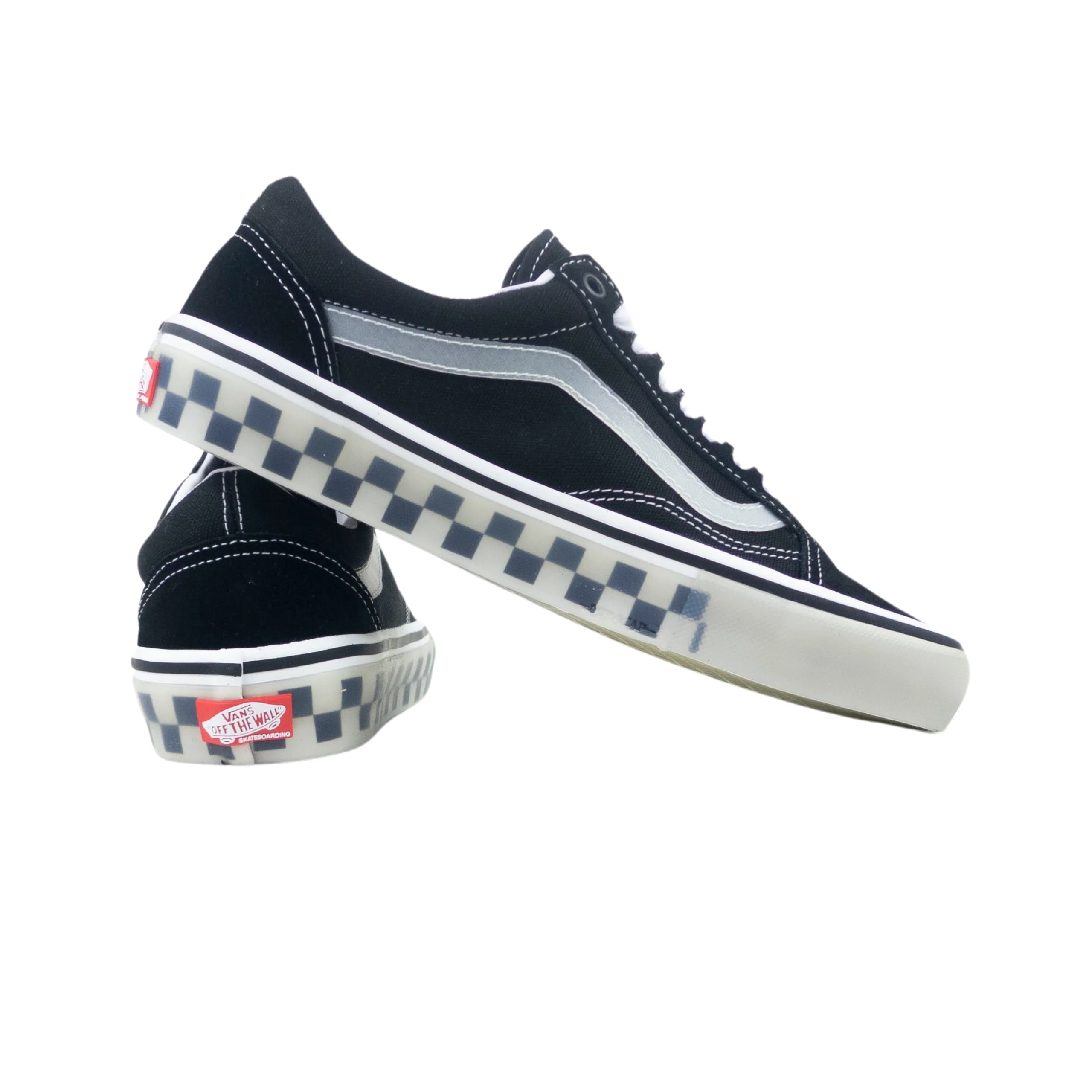 Vans Skate Old Skool Shoes - Translucent Rubber Black / Clear - Image 3