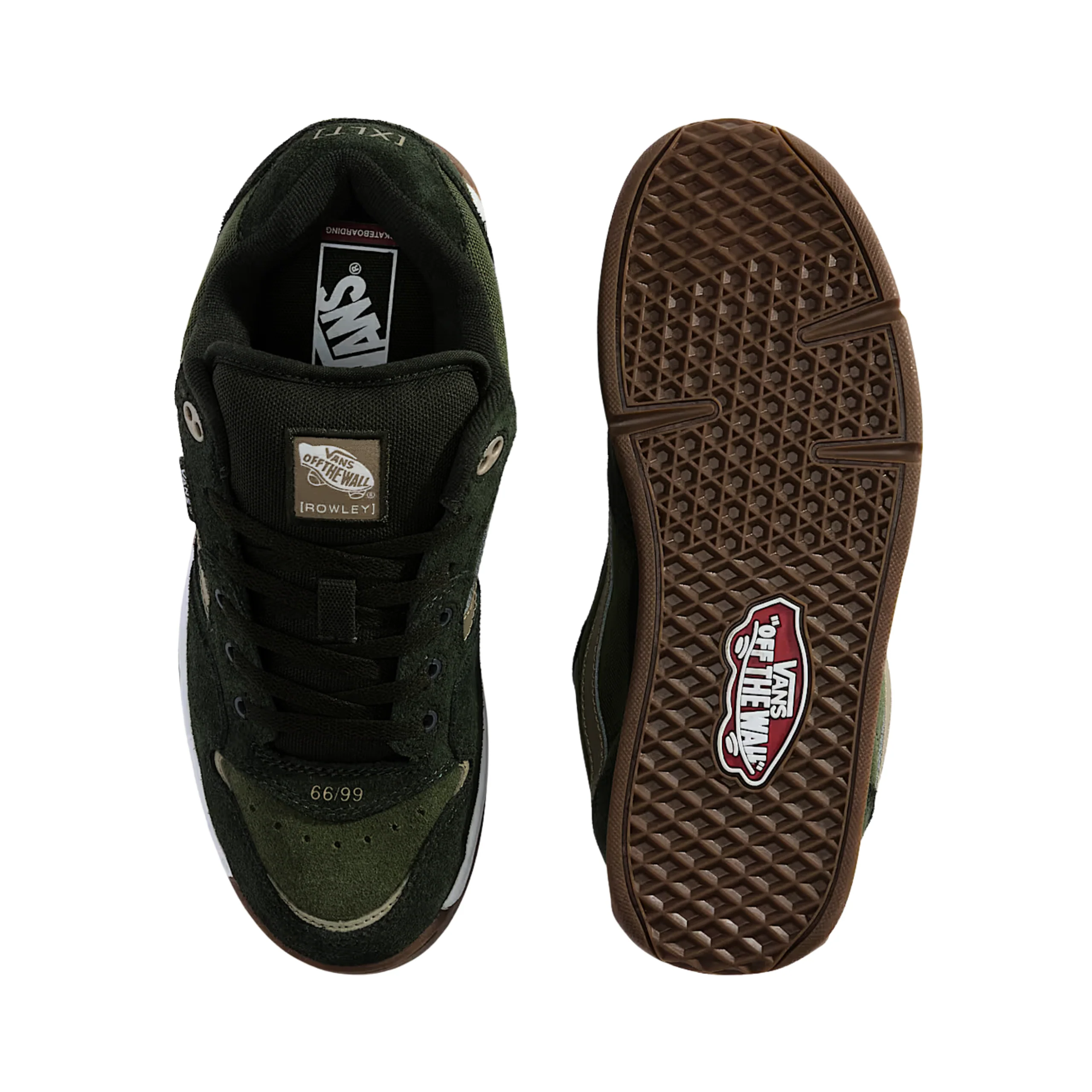 Vans Skate Rowley XLT Shoes - Dark Green - Image 4