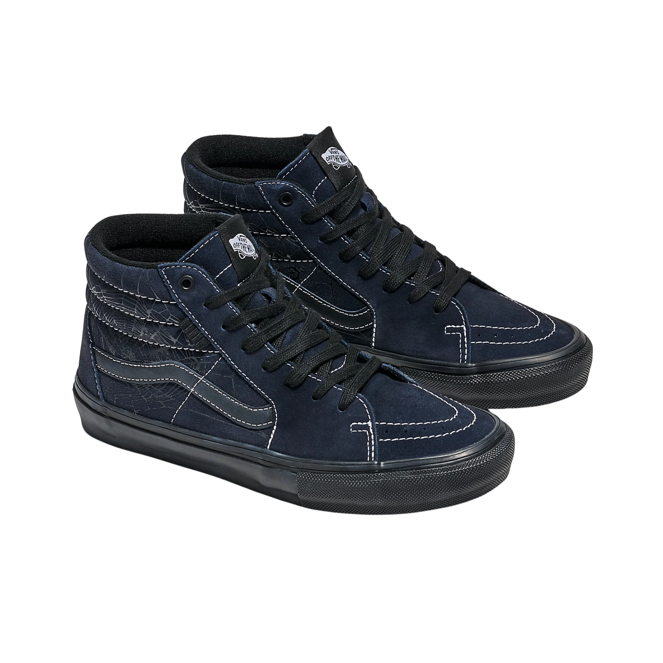 Vans Skate Sk8-Hi Web Shoes - Web Dark Grey / Black - Image 2
