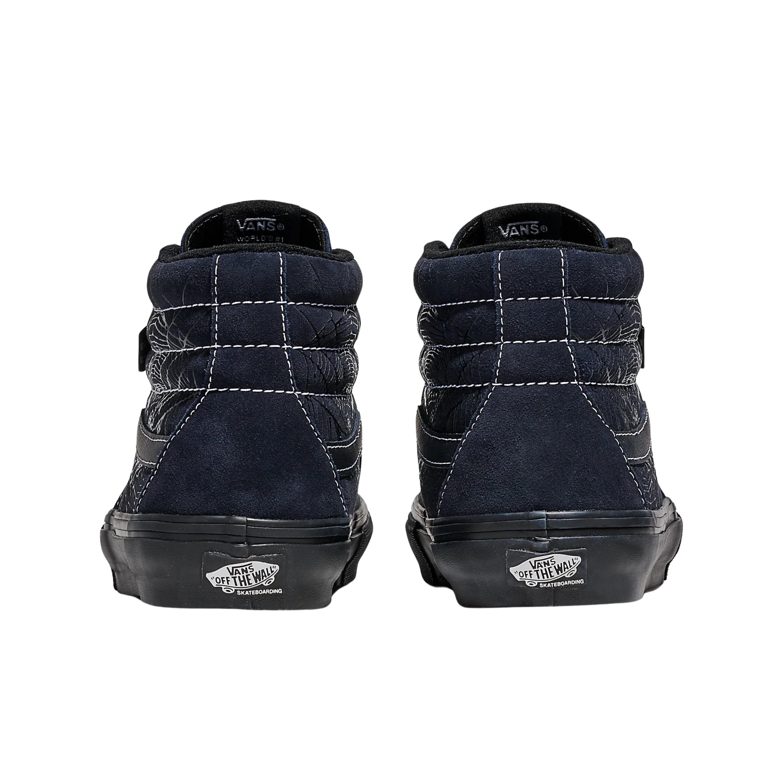 Vans Skate Sk8-Hi Web Shoes - Web Dark Grey / Black - Image 4