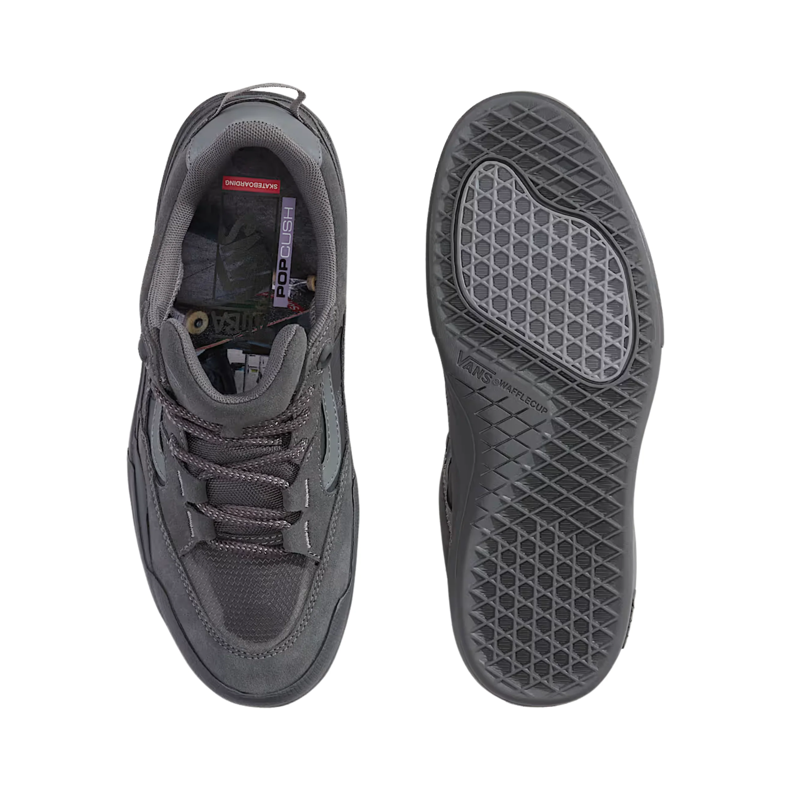 Vans Skate Wayvee 2 Shoes - (Atiba) Grey - Image 4