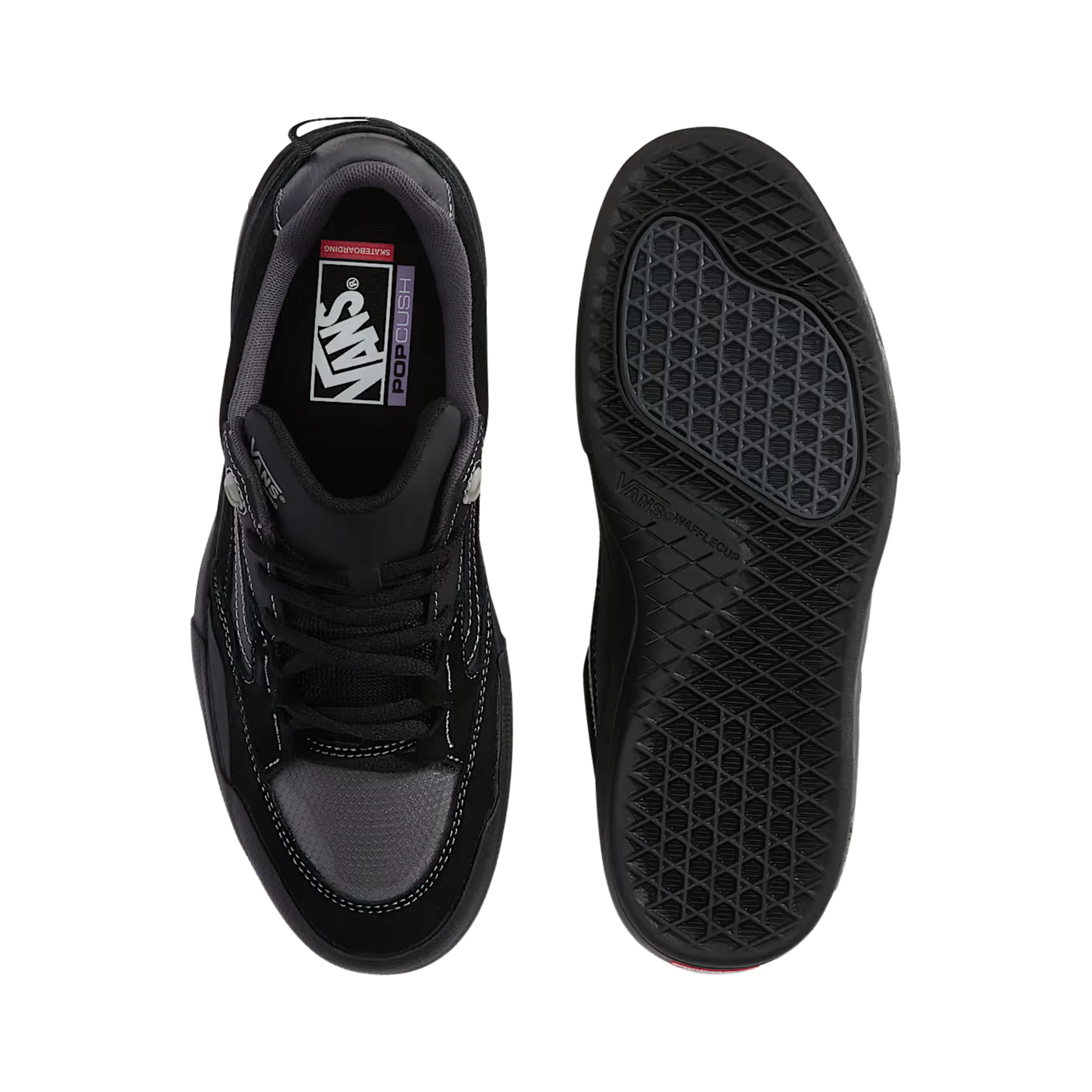 Vans Skate Wayvee 2 Shoes - Black / Black / Grey - Image 4