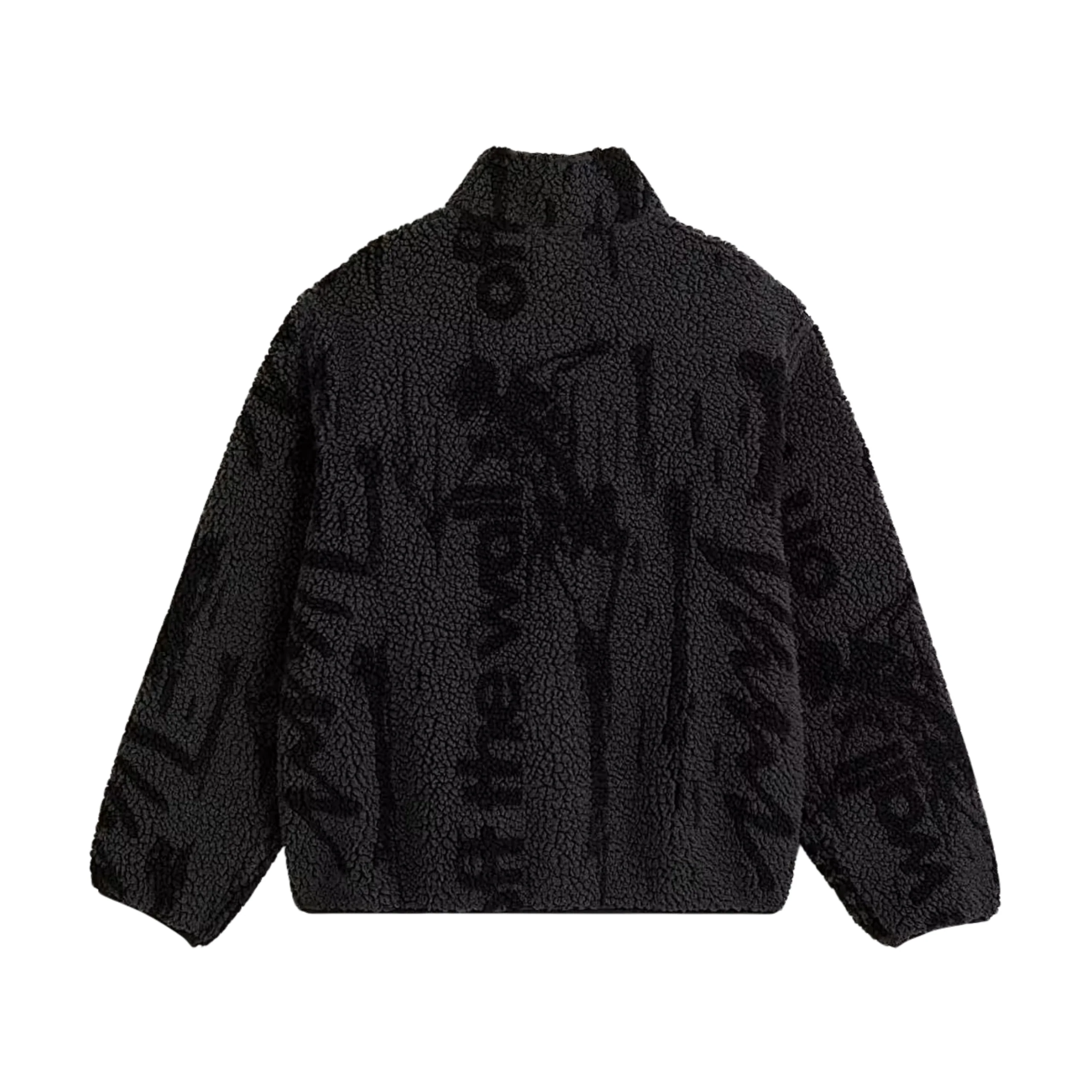 Vans Stiller Highpile Fleece Jacket - Asphalt / Black - Image 2