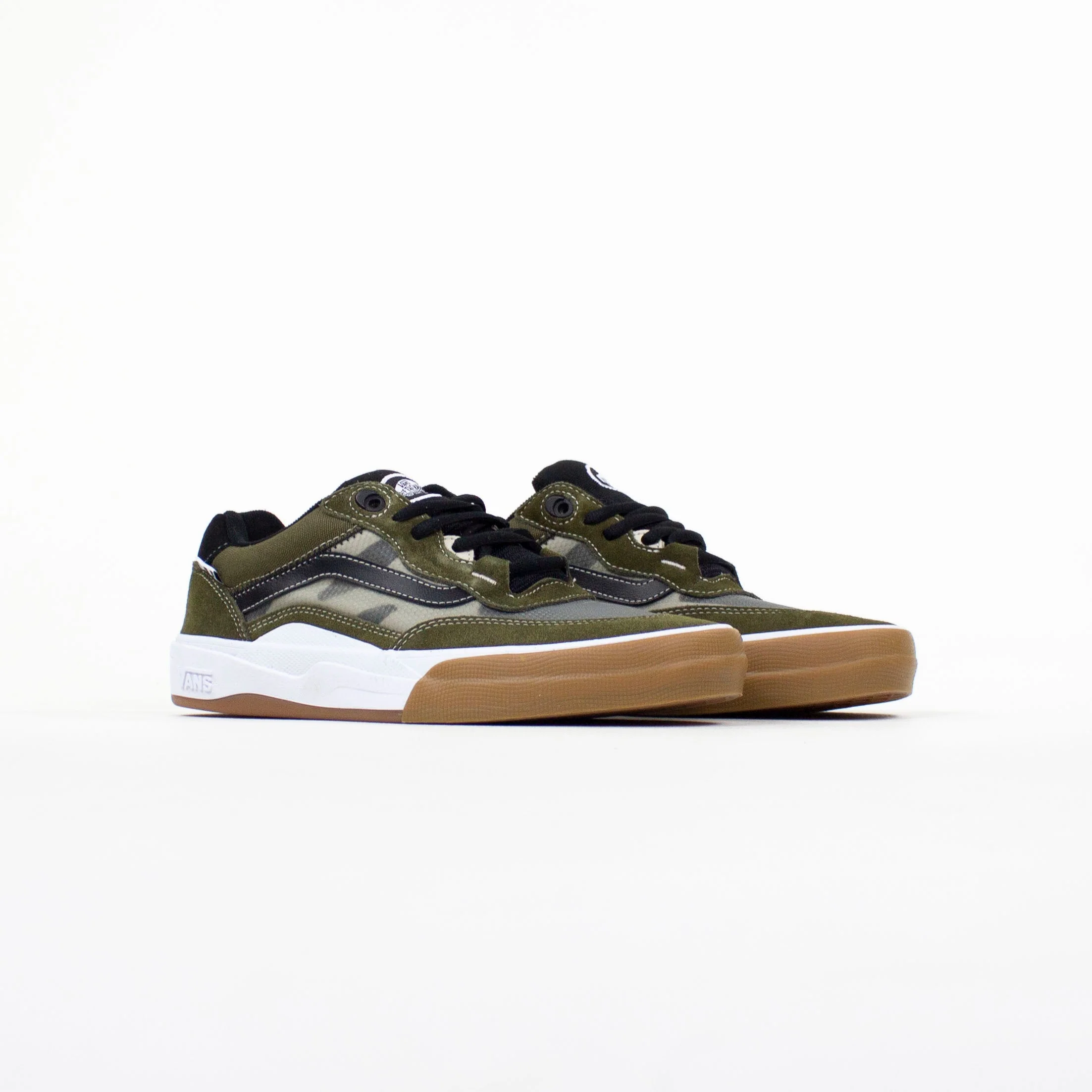 Vans Wayvee Skate Shoes - Dark Olive - Image 2