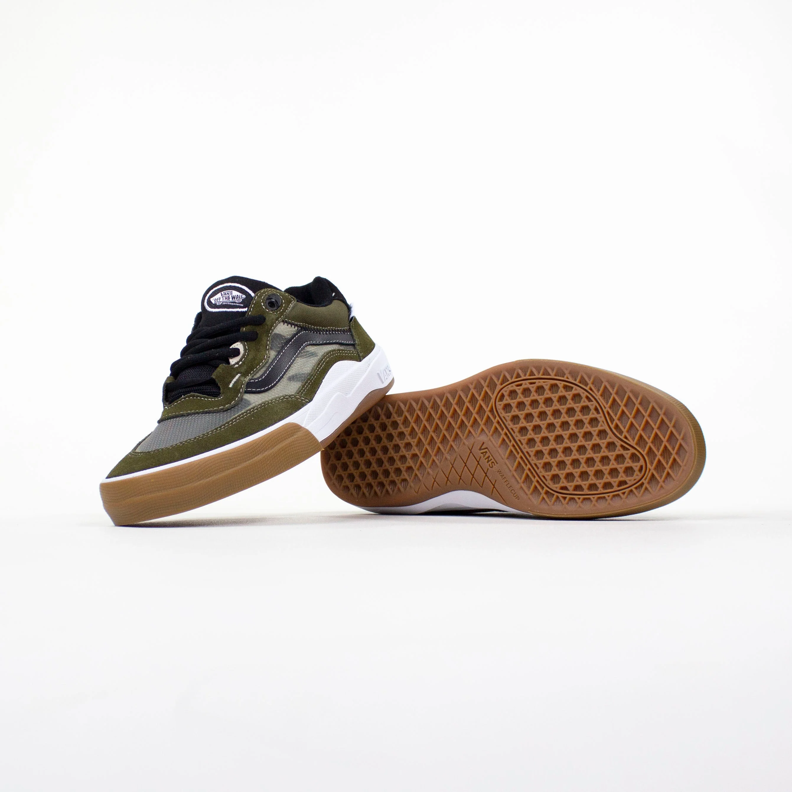 Vans Wayvee Skate Shoes - Dark Olive - Image 4