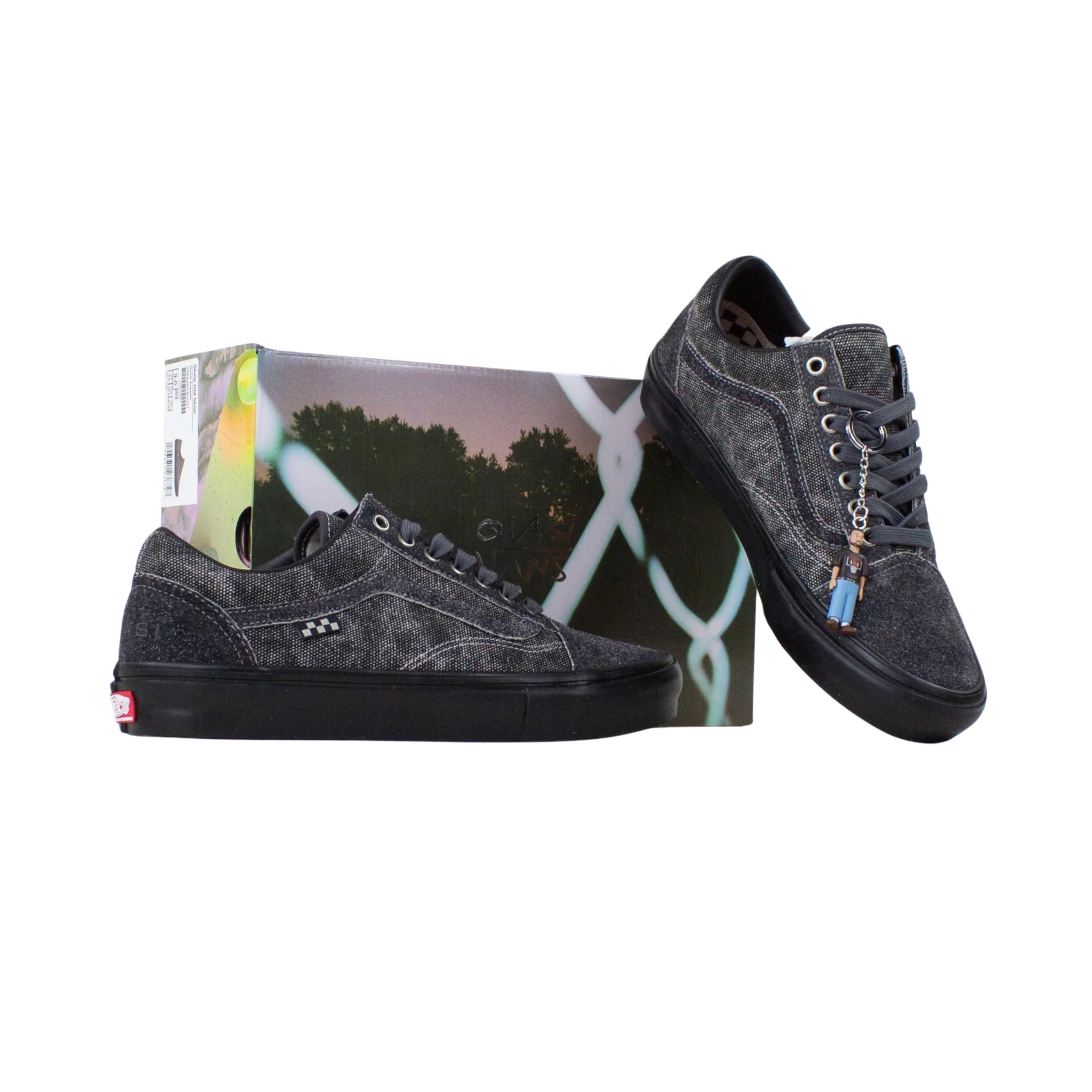 Vans x Quasi Skate Old Skool Shoes - Grey - Image 6