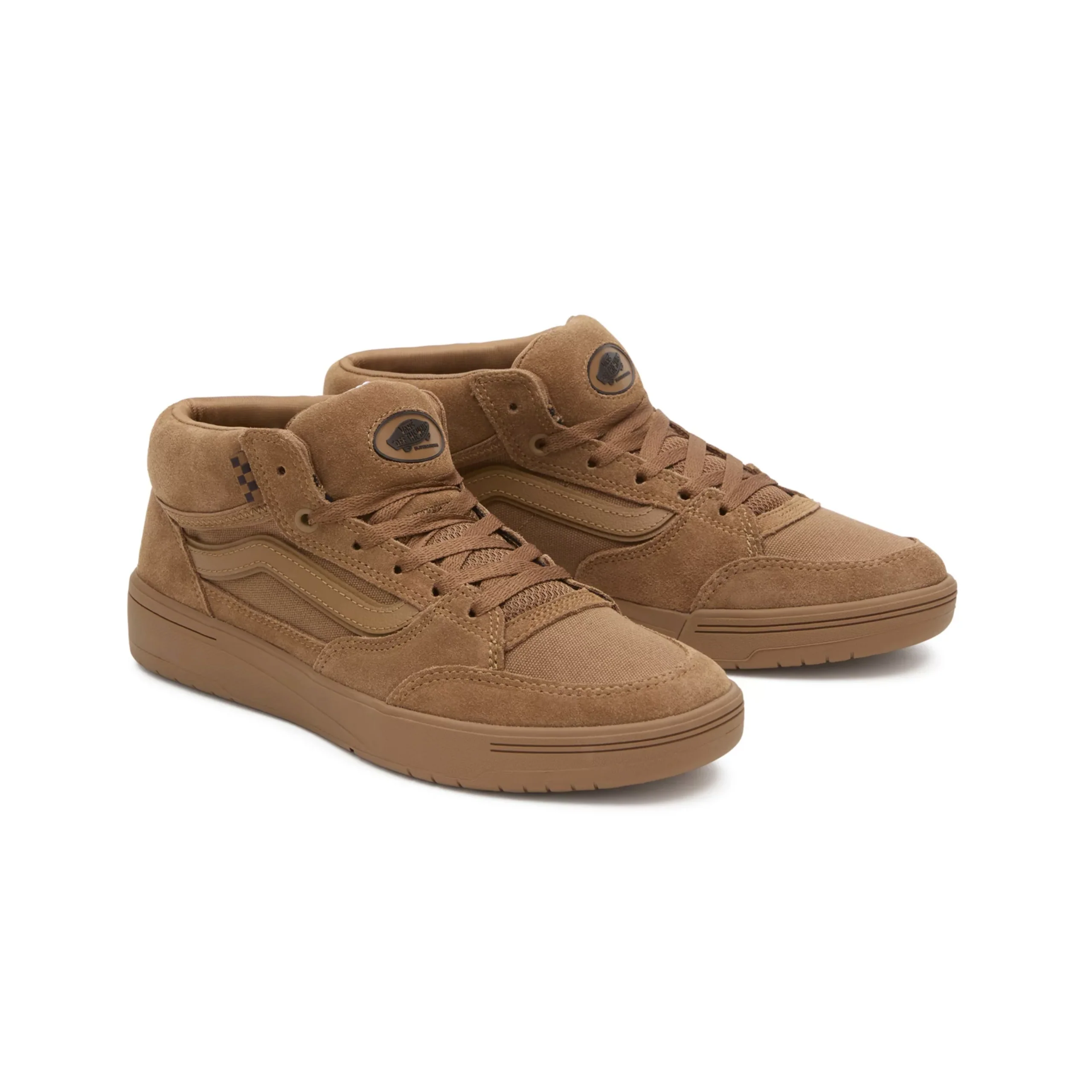 Vans Zahba Mid Shoes - Brown / Gum - Image 2
