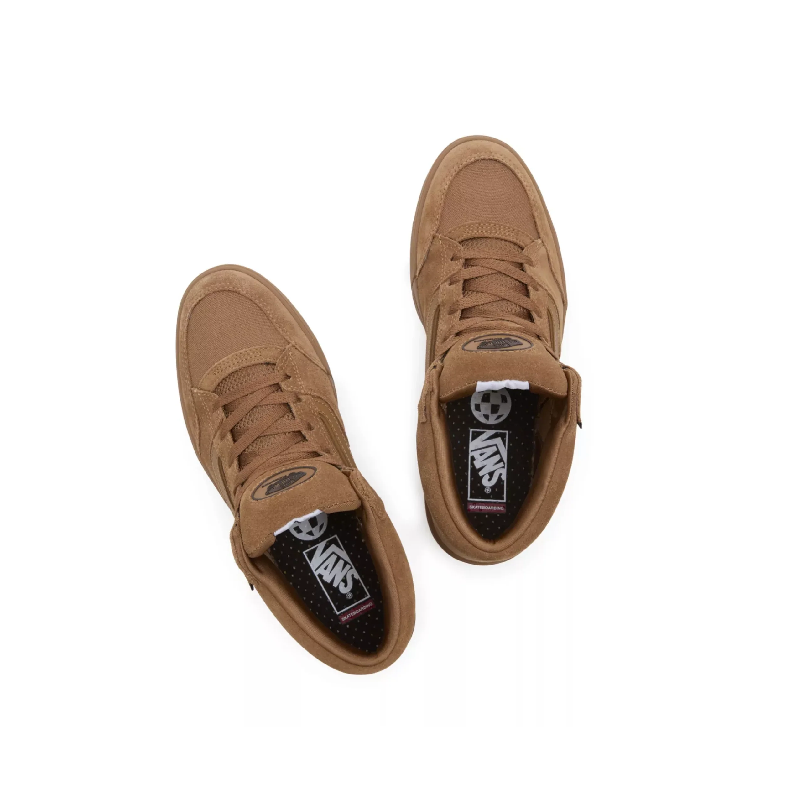 Vans Zahba Mid Shoes - Brown / Gum - Image 3