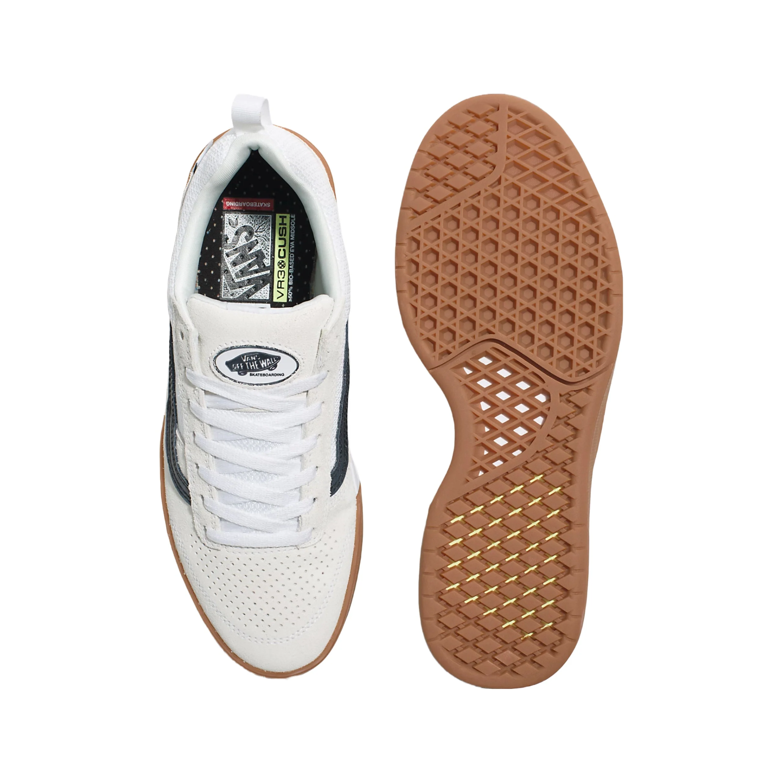 Vans Zahba Shoes - White / Black / Gum - Image 3
